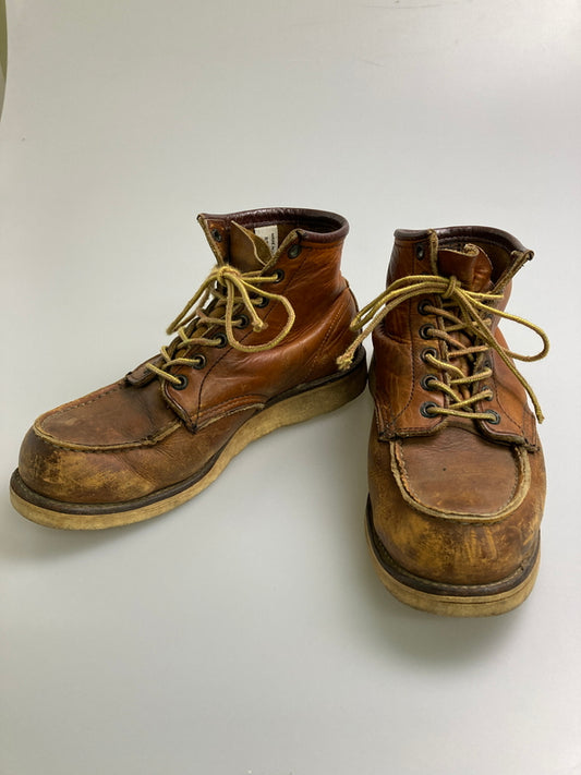 【現状渡し品】【メンズ】 RED WING レッドウィング 98年製 IRISH SETTER 7HOLE BOOTS アイリッシュセッター 7ホール ブーツ 靴 164-260123-jt-15-min サイズ：8 カラー：ブラウン系 万代Net店