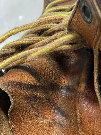 【現状渡し品】【メンズ】 RED WING レッドウィング 98年製 IRISH SETTER 7HOLE BOOTS アイリッシュセッター 7ホール ブーツ 靴 164-260123-jt-15-min サイズ：8 カラー：ブラウン系 万代Net店