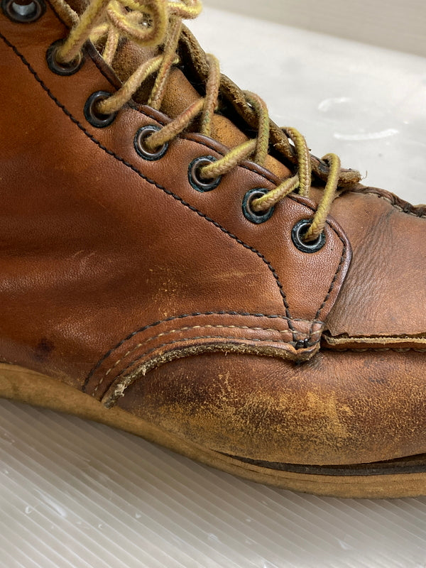 【現状渡し品】【メンズ】 RED WING レッドウィング 98年製 IRISH SETTER 7HOLE BOOTS アイリッシュセッター 7ホール ブーツ 靴 164-260123-jt-15-min サイズ：8 カラー：ブラウン系 万代Net店