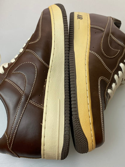 【中古品】【メンズ】 NIKE ナイキ AIR FORCE 1 LOW PREMIUM 309096-211 エアフォース1 ロー プレミアム スニーカー 靴 160-260114-jt-12-min サイズ：US 9 27.0cm カラー：BARCQUE BROWN/NET 万代Net店
