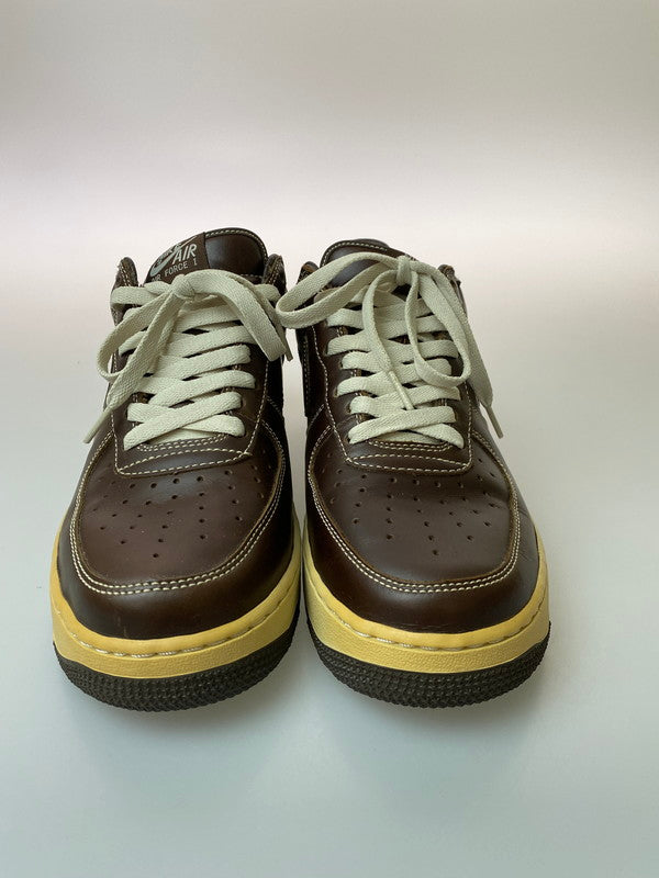 【中古品】【メンズ】 NIKE ナイキ AIR FORCE 1 LOW PREMIUM 309096-211 エアフォース1 ロー プレミアム スニーカー 靴 160-260114-jt-12-min サイズ：US 9 27.0cm カラー：BARCQUE BROWN/NET 万代Net店