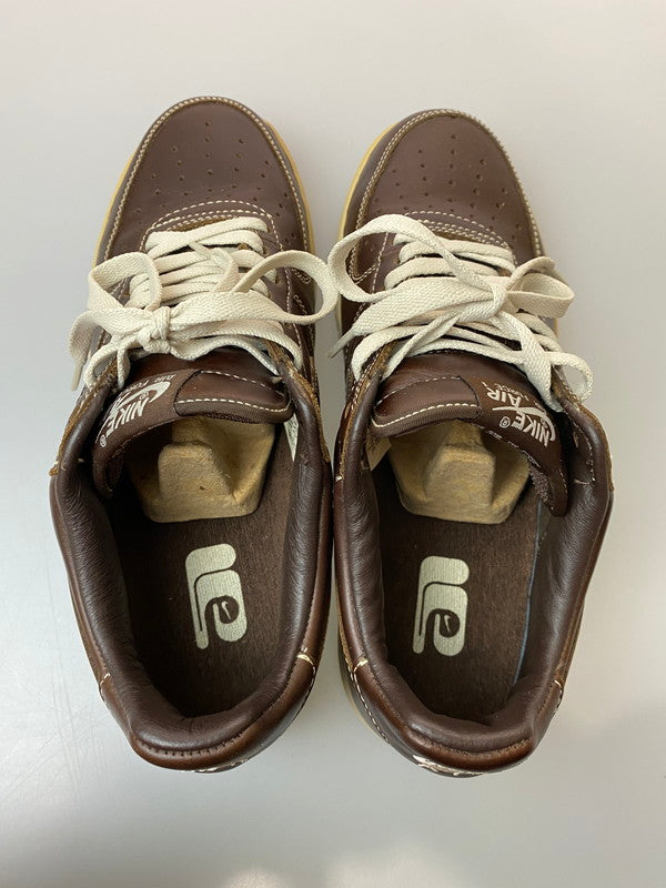 【中古品】【メンズ】 NIKE ナイキ AIR FORCE 1 LOW PREMIUM 309096-211 エアフォース1 ロー プレミアム スニーカー 靴 160-260114-jt-12-min サイズ：US 9 27.0cm カラー：BARCQUE BROWN/NET 万代Net店