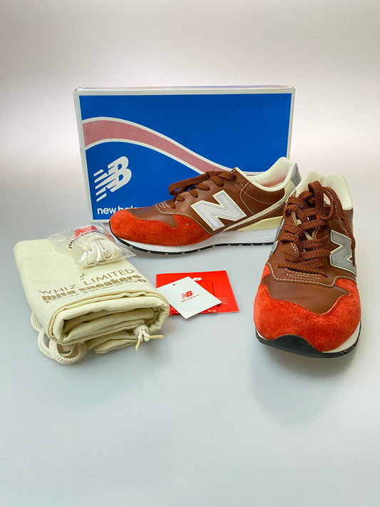 【中古品】【メンズ】 NEW BALANCE ニューバランス ×WHIZ LIMITED ウィズリミテッド MRL996WM スニーカー 靴 162-260114-jt-19-min サイズ：US 9 27.0cm カラー：ブラウン/オレンジ 万代Net店