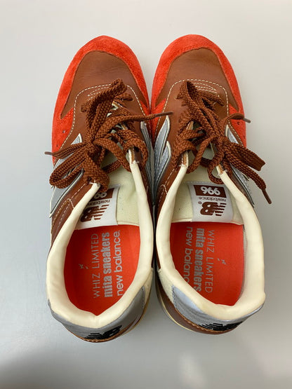 【中古品】【メンズ】 NEW BALANCE ニューバランス ×WHIZ LIMITED ウィズリミテッド MRL996WM スニーカー 靴 162-260114-jt-19-min サイズ：US 9 27.0cm カラー：ブラウン/オレンジ 万代Net店