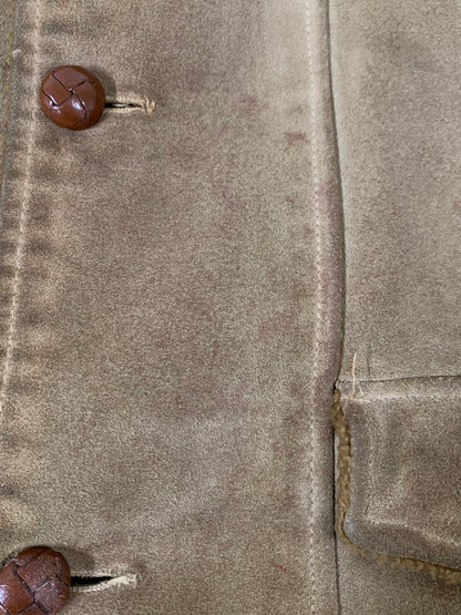【現状渡し品】【メンズ】 USED ユーズド ムートン ボア クルミボタンコート メンズアウター メンズジャケット 146-260403-KS-01-min サイズ：不明 カラー：ベージュ系 万代Net店