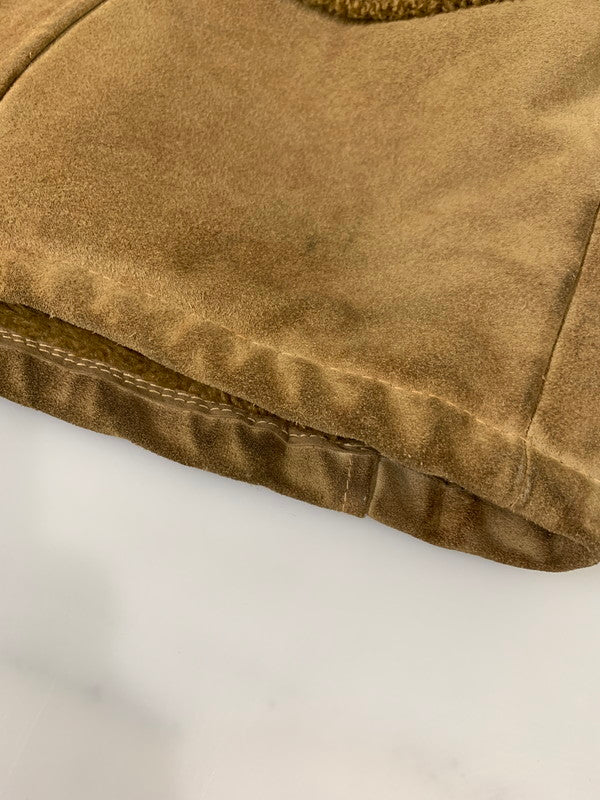 【現状渡し品】【メンズ】 USED ユーズド ムートン ボア クルミボタンコート メンズアウター メンズジャケット 146-260403-KS-01-min サイズ：不明 カラー：ベージュ系 万代Net店
