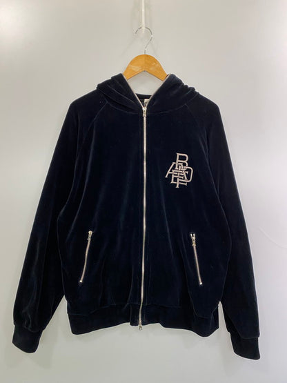 【中古品】【メンズ】 A BATHING APE アベイシングエイプ 00S VELOUR HOODIE ベロアフーディー 142-260114-zi-50-min サイズ：L カラー：ブラック 万代Net店