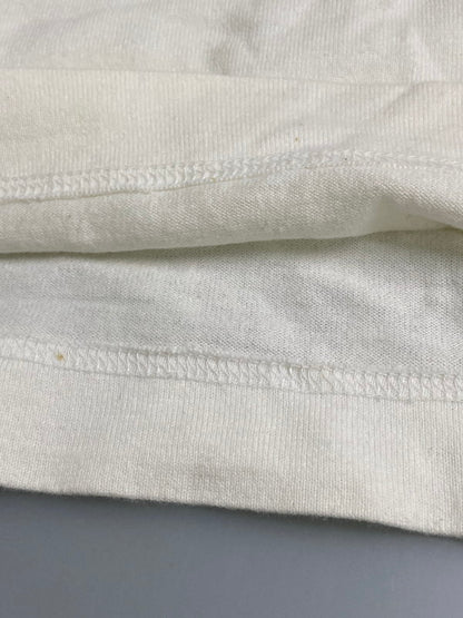 【中古品】【メンズ】 A BATHING APE アベイシングエイプ 90-00S BAPE LOGO LS TEE プリントロゴ Tシャツ 90年代 00年代 長袖 メンズ トップス ヴィンテージ 142-260127-em-19-min サイズ：S カラー：ホワイト 万代Net店