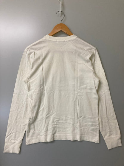 【中古品】【メンズ】 A BATHING APE アベイシングエイプ 90-00S BAPE LOGO LS TEE プリントロゴ Tシャツ 90年代 00年代 長袖 メンズ トップス ヴィンテージ 142-260127-em-19-min サイズ：S カラー：ホワイト 万代Net店