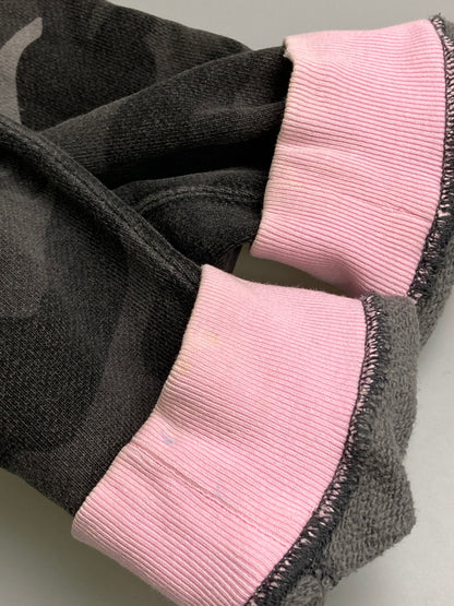 【中古品】【キッズ】 A BATHING APE アベイシングエイプ 00S CRAZY PATTERN KIDS HOODIE フーディ 173-260129-zi-26-min サイズ：130 カラー：ネイビー/グレー 万代Net店