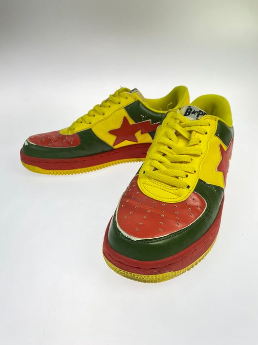 【現状渡し品】【メンズ】 A BATHING APE アベイシングエイプ BAPESTA FS-001 ベイプスタ ローカット スニーカー 靴 163-260119-kk-21-min カラー：マルチカラー 万代Net店