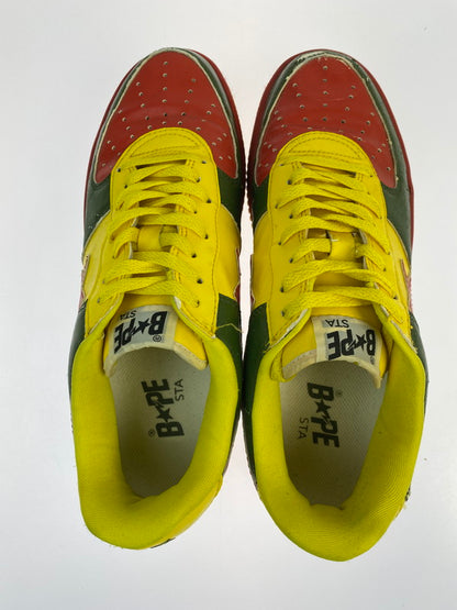 【現状渡し品】【メンズ】 A BATHING APE アベイシングエイプ BAPESTA FS-001 ベイプスタ ローカット スニーカー 靴 163-260119-kk-21-min カラー：マルチカラー 万代Net店