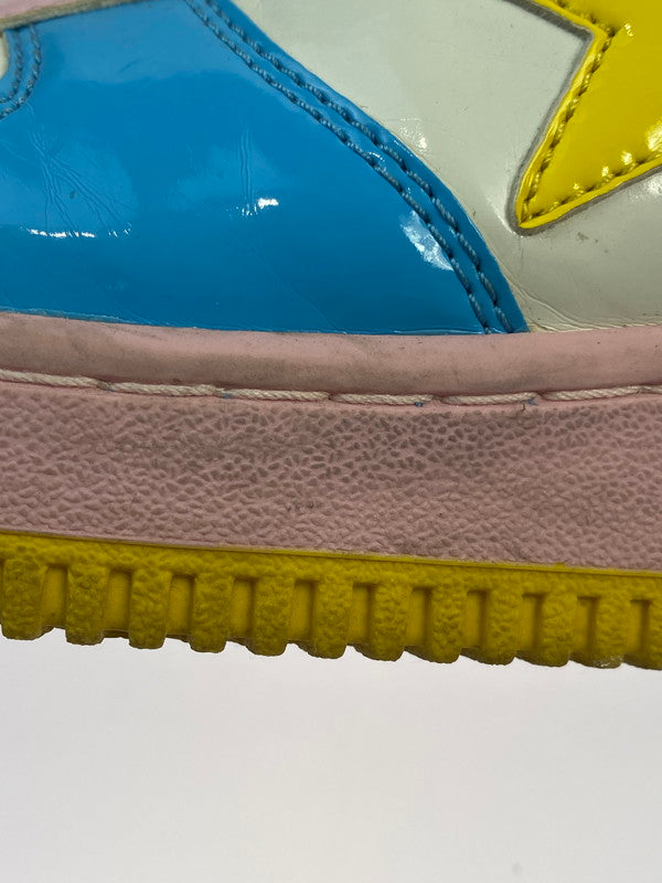 【現状渡し品】【メンズ】 A BATHING APE アベイシングエイプ BAPESTA FS-001 ベイプスタ ローカット スニーカー 靴 162-260119-kk-09-min カラー：マルチカラー 万代Net店