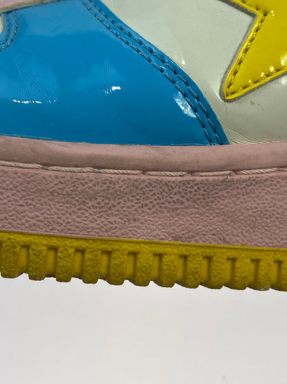 【現状渡し品】【メンズ】 A BATHING APE アベイシングエイプ BAPESTA FS-001 ベイプスタ ローカット スニーカー 靴 162-260119-kk-09-min カラー：マルチカラー 万代Net店