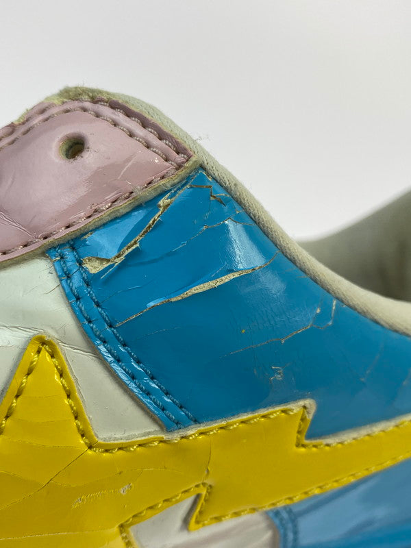 【現状渡し品】【メンズ】 A BATHING APE アベイシングエイプ BAPESTA FS-001 ベイプスタ ローカット スニーカー 靴 162-260119-kk-09-min カラー：マルチカラー 万代Net店