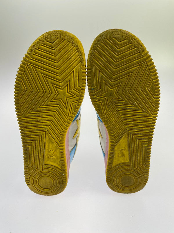 【現状渡し品】【メンズ】 A BATHING APE アベイシングエイプ BAPESTA FS-001 ベイプスタ ローカット スニーカー 靴 162-260119-kk-09-min カラー：マルチカラー 万代Net店