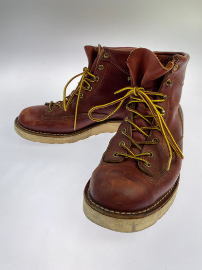 【中古品】【メンズ】 Danner ダナー DJ FOREMAN 11200X DJフォアマン ワークブーツ 靴 164-260121-kk-18-min サイズ：8 カラー：レッドブラウン 万代Net店