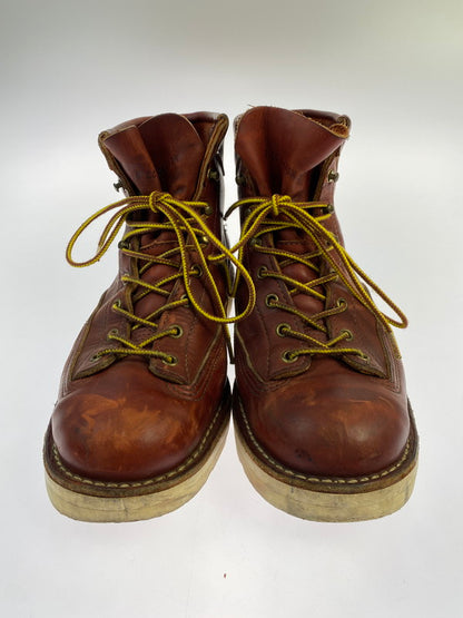【中古品】【メンズ】 Danner ダナー DJ FOREMAN 11200X DJフォアマン ワークブーツ 靴 164-260121-kk-18-min サイズ：8 カラー：レッドブラウン 万代Net店