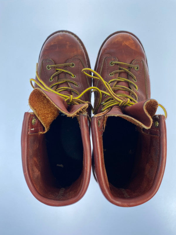 【中古品】【メンズ】 Danner ダナー DJ FOREMAN 11200X DJフォアマン ワークブーツ 靴 164-260121-kk-18-min サイズ：8 カラー：レッドブラウン 万代Net店