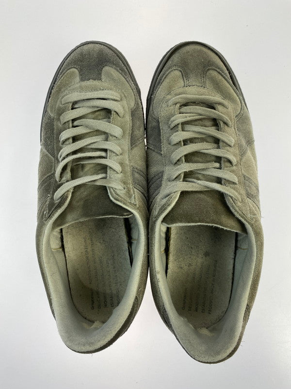 【現状渡し品】【メンズ】 GRAPHPAPER グラフペーパー × REPRODUCTION OF FOUND リプロダクションオブファウンド 別注 コラボ GERMAN MILITARY TRAINER ジャーマン ミリタリートレーナー スニーカー 靴 163-260121-kk-13-min サイズ：42 カラー：GREY 万代Net店