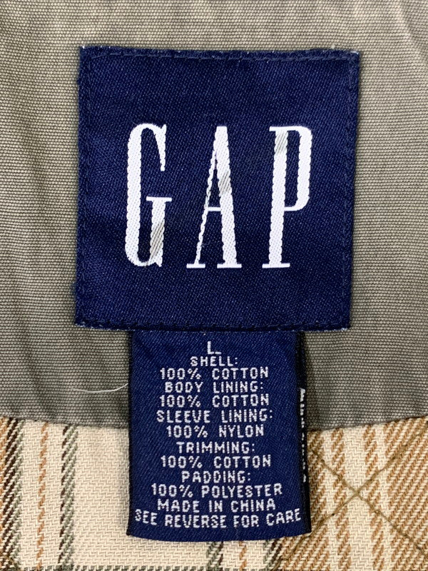 【現状渡し品】【メンズ】 OLD GAP オールドギャップ 90S HUNTING JAKCET ハンティングジャケット メンズジャケット メンズアウター 146-260403-KS-07-min サイズ：L カラー：グリーン系 万代Net店