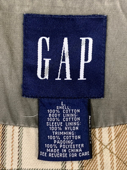 【現状渡し品】【メンズ】 OLD GAP オールドギャップ 90S HUNTING JAKCET ハンティングジャケット メンズジャケット メンズアウター 146-260403-KS-07-min サイズ：L カラー：グリーン系 万代Net店