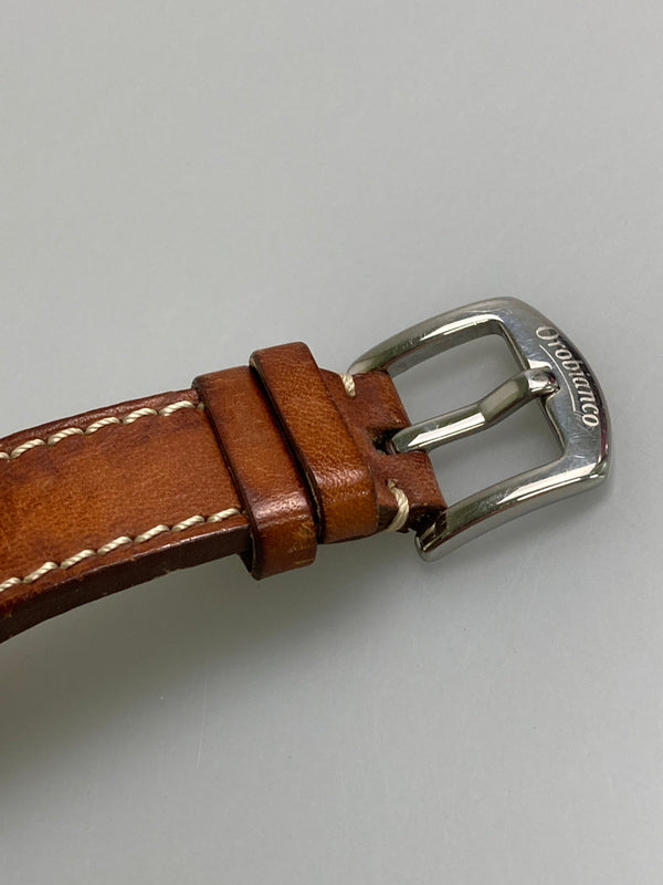 【中古品】【メンズ】 Orobianco オロビアンコ OR-0050-5 クォーツ 腕時計 198-260123-jt-06-min カラー：ネイビー/ブラウン 万代Net店