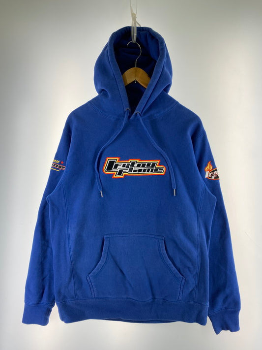 【中古品】【メンズ】 LFYT エルエフワイティー LFYTNY FLAME HOODIE フレイム フーディー 142-260321-zi-25-min サイズ：L カラー：ブルー 万代Net店