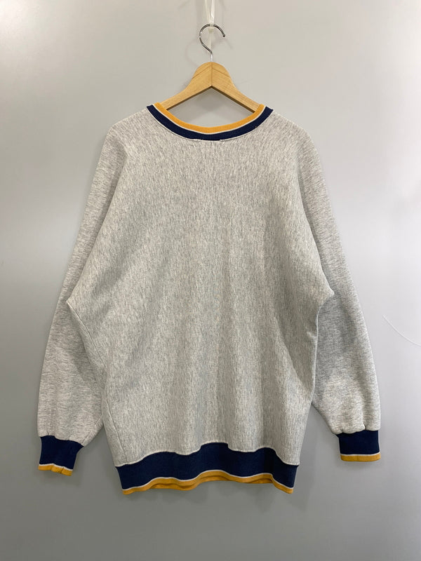 【中古品】【メンズ】 USED ユーズド NOTRE DAME SWEATSHIRT スウェットシャツ トレーナー トップス 146-260715-yn-13-min サイズ：表記なし 下記参照 カラー：ライトグレー 万代Net店