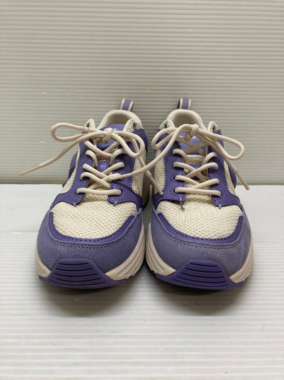 【中古品】【レディース】 COACH コーチ ストライダー スニーカー CP837 靴 183-260127-jt-13-min サイズ：US 6B 23.0cm カラー：ホワイト/パープル 万代Net店