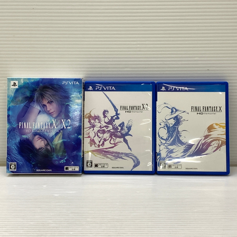 【中古品】 CERO:C Sony PS VITA ファイナルファンタジｰX X-2 HDリマスタｰ TWIN pack ゲームソフト レトロゲーム 030-260606-em-08-min 万代Net店