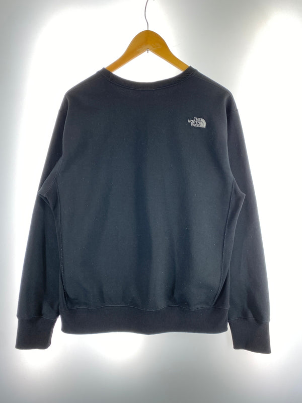 【中古品】【メンズ】 THE NORTH FACE ザ ノースフェイス CENTER LOGO　CREW SWEAT センター ロゴ クルー スウェット NT61902X トレーナー 長袖 144-260922-hu-06-min サイズ：XL カラー：ブラック 万代Net店