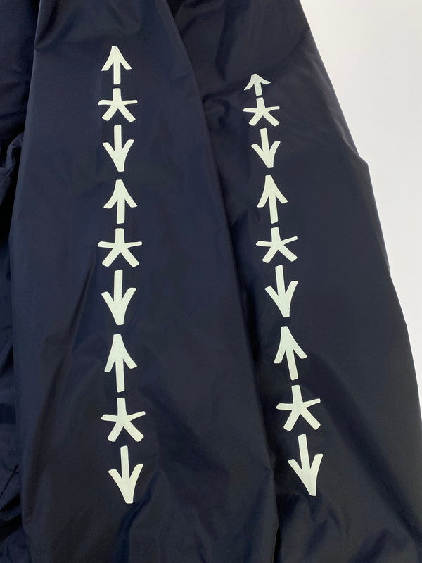 【中古品】【メンズ】 AGIT アジト ERIC HAZE PRINT COACH JACKET エリック ヘイズ プリント コーチジャケット メンズ アウター 142-260322-em-23-min サイズ：XL カラー：ネイビー 万代Net店