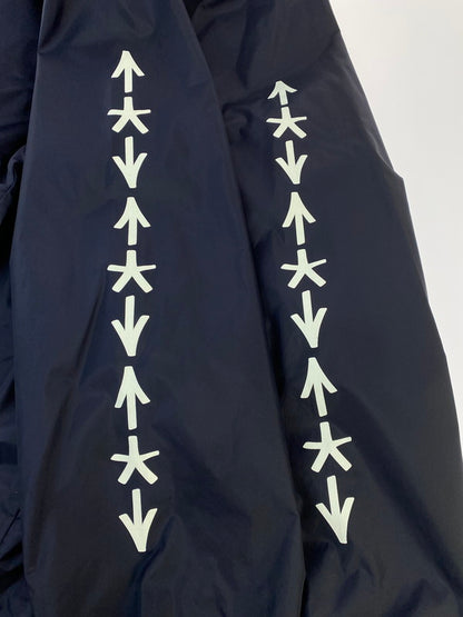 【中古品】【メンズ】 AGIT アジト ERIC HAZE PRINT COACH JACKET エリック ヘイズ プリント コーチジャケット メンズ アウター 142-260322-em-23-min サイズ：XL カラー：ネイビー 万代Net店