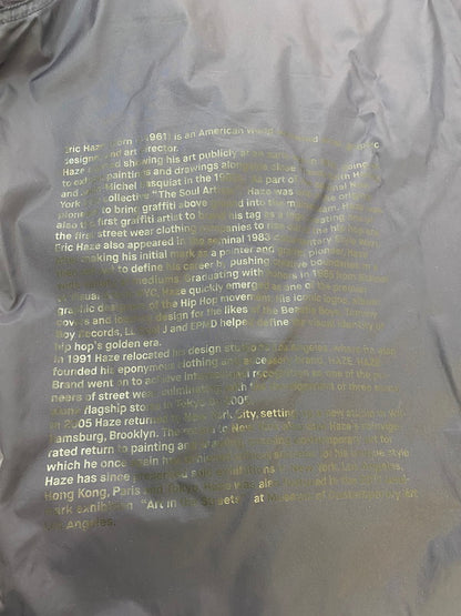 【中古品】【メンズ】 AGIT アジト ERIC HAZE PRINT COACH JACKET エリック ヘイズ プリント コーチジャケット メンズ アウター 142-260322-em-23-min サイズ：XL カラー：ネイビー 万代Net店