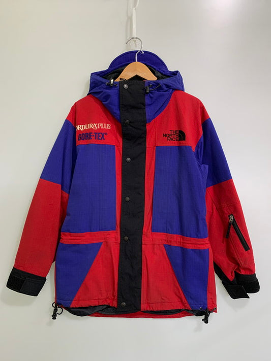 【中古品】【メンズ】 THE NORTH FACE ザ・ノースフェイス 90S CORDURA PLUS MOUNTAIN PARKA NP-2186 コーデュラ プラス ゴアテックス マウンテン パーカー メンズ アウター 144-260116-em-36-min サイズ：M カラー：レッド/ブルー 万代Net店