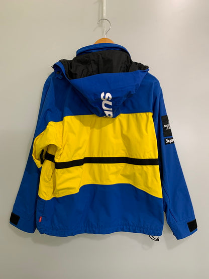【中古品】【メンズ】 Supreme シュプリーム NP01601I ×THE NORTH FACE ノースフェイス 16SS STEEP TECH HOODED JACKET フーデットジャケット アウター 149-260120-AS-19-min サイズ：S カラー：ブルー/イエロー 万代Net店