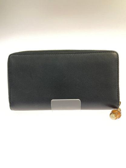 【中古品】【レディース】 GUCCI グッチ ニムフェア バンブー ラウンド長財布 453158 レディース ウォレット ランドファスナー 181-260125-em-08-min カラー：ブラック 万代Net店