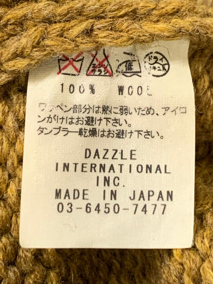 【中古品】【メンズ】 Dry Bones ドライボーンズ LETTERED SWEATER レタード セーター ニット トップス 146-260403-KS-02-min サイズ：M カラー：マスタード 万代Net店