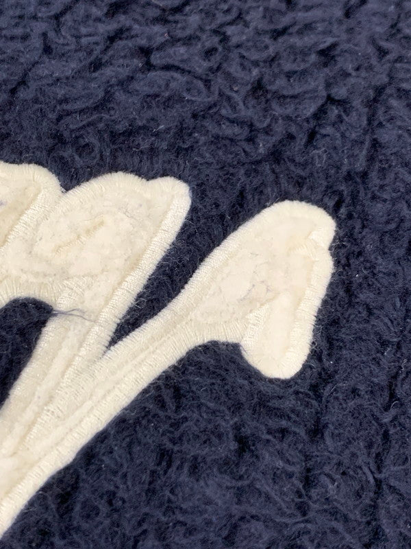 【中古品】【メンズ】 BALENCIAGA バレンシアガ 20AW SCRIBBLE LOGO OVERSIZE SWEATER フロントロゴ クルーネック オーバーサイズ ニットセーター メンズ トップス 141-260116-em-41-min サイズ：XS カラー：ネイビー 万代Net店