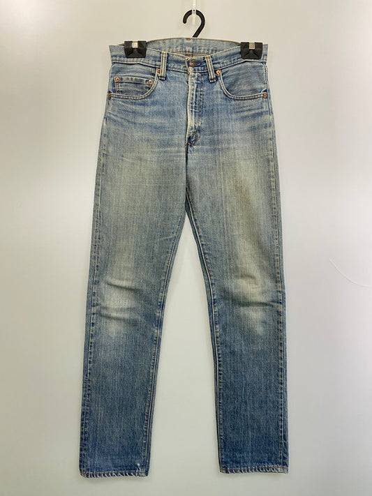 【現状渡し品】【メンズ】 Levi's リーバイス デニムパンツ 505-0217 66後期 刻印8 42TALON スモールE ヴィンテージ メンズ ジーンズ 157-260116-em-23-min サイズ：W30×L34 カラー：インディゴ 万代Net店
