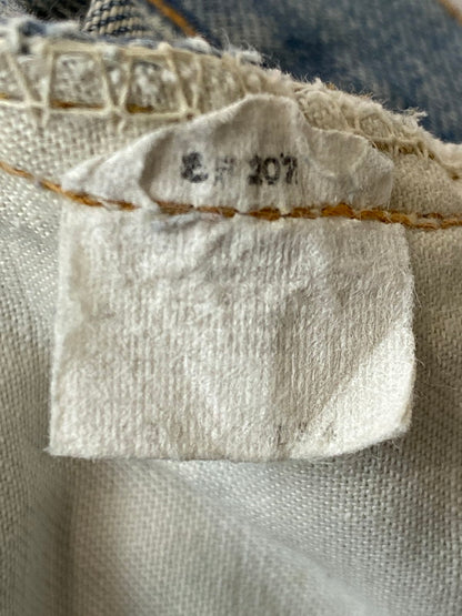 【現状渡し品】【メンズ】 Levi's リーバイス デニムパンツ 505-0217 66後期 刻印8 42TALON スモールE ヴィンテージ メンズ ジーンズ 157-260116-em-23-min サイズ：W30×L34 カラー：インディゴ 万代Net店