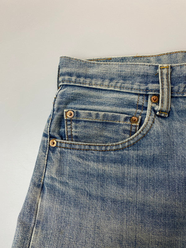 【現状渡し品】【メンズ】 Levi's リーバイス デニムパンツ 505-0217 66後期 刻印8 42TALON スモールE ヴィンテージ メンズ ジーンズ 157-260116-em-23-min サイズ：W30×L34 カラー：インディゴ 万代Net店