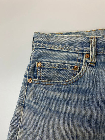 【現状渡し品】【メンズ】 Levi's リーバイス デニムパンツ 505-0217 66後期 刻印8 42TALON スモールE ヴィンテージ メンズ ジーンズ 157-260116-em-23-min サイズ：W30×L34 カラー：インディゴ 万代Net店