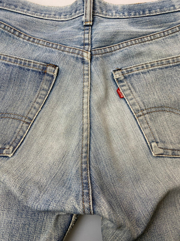 【現状渡し品】【メンズ】 Levi's リーバイス デニムパンツ 505-0217 66後期 刻印8 42TALON スモールE ヴィンテージ メンズ ジーンズ 157-260116-em-23-min サイズ：W30×L34 カラー：インディゴ 万代Net店