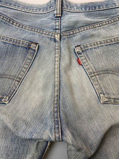 【現状渡し品】【メンズ】 Levi's リーバイス デニムパンツ 505-0217 66後期 刻印8 42TALON スモールE ヴィンテージ メンズ ジーンズ 157-260116-em-23-min サイズ：W30×L34 カラー：インディゴ 万代Net店