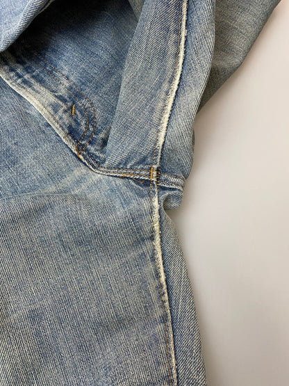 【現状渡し品】【メンズ】 Levi's リーバイス デニムパンツ 505-0217 66後期 刻印8 42TALON スモールE ヴィンテージ メンズ ジーンズ 157-260116-em-23-min サイズ：W30×L34 カラー：インディゴ 万代Net店