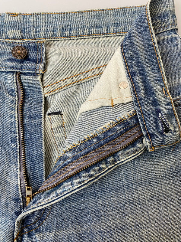 【現状渡し品】【メンズ】 Levi's リーバイス デニムパンツ 505-0217 66後期 刻印8 42TALON スモールE ヴィンテージ メンズ ジーンズ 157-260116-em-23-min サイズ：W30×L34 カラー：インディゴ 万代Net店