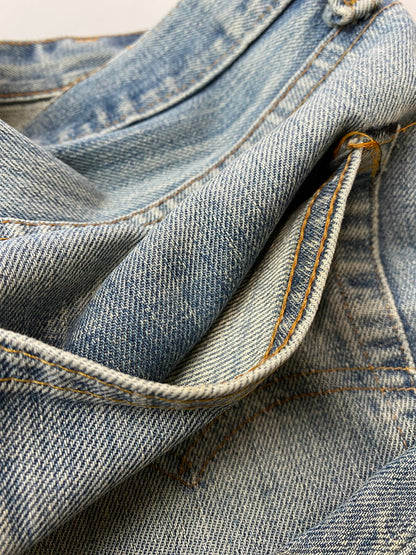【現状渡し品】【メンズ】 Levi's リーバイス デニムパンツ 505-0217 66後期 刻印8 42TALON スモールE ヴィンテージ メンズ ジーンズ 157-260116-em-23-min サイズ：W30×L34 カラー：インディゴ 万代Net店