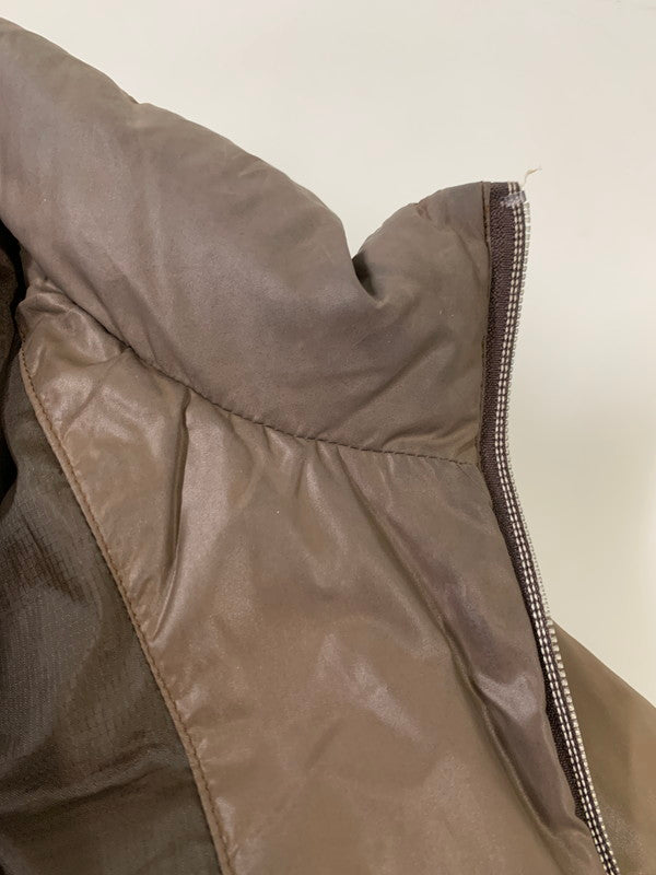 【現状渡し品】【メンズ】 FRED PERRY フレッドペリー F2037 月桂樹ロゴ PARTEX DOWN JACKET ダウンジャケット メンズアウター 141-260403-KS-04-min サイズ：O カラー：ブラウン 万代Net店